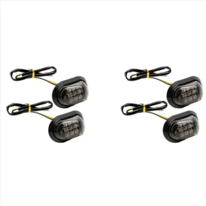 Indicadores De Motocicleta Com Iluminação Amarela De 12v Bli