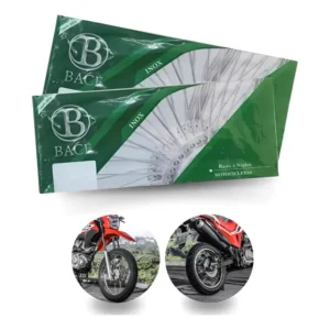 Raio Bace Inox 4mm Bros 160 Xre 190 Disco Nas 2 Rodas Polido