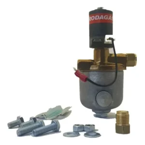 Eletrovalvula Solenoide + Filtro Decantador Rodagas Glp