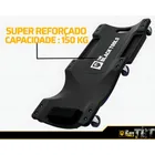 Carrinho Esteira Para Mecânico Cap. 150 Kg C/ Encosto Preto - Imagem 2