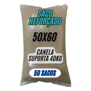 Sacos Para Areia Pedra Entulho 50x60 50un Ate 40kg Reforçado