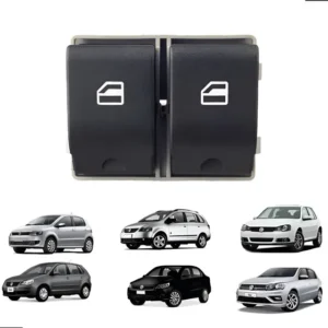 Botão Duplo Vidro Elétrico Gol G5 G6 G7 Fox Voyage Saveiro