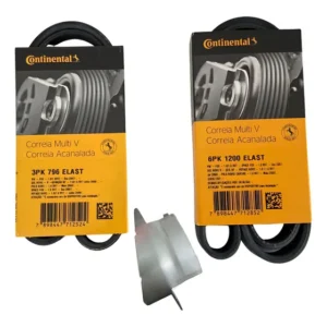 Kit Correia Alternador E Ar Gol G5 G6 Fox Voyage Saveiro
