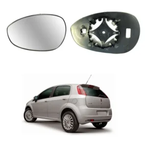 Lente Espelho Retrovisor Punto/linea/500 07/17 C/ Base - Le