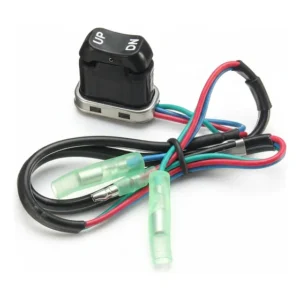 Botão Chave Comando Power Trim Para Motor Popa Yamaha