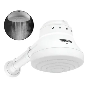 Chuveiro Elétrico Fixo Fame Faminho 4T 5.4kW com Cano Branco