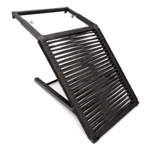 Rampa Salva Pet Piscina Aluminio E Corda Nautica - Ajustavel