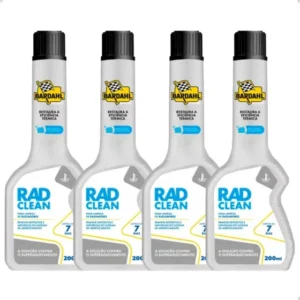 Kit Com 4 Aditivo P/ Limpeza De Radiador Bardahl Rad Clean