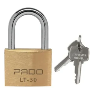 Cadeado De Latão Pado Lt - 30mm 2 Chaves Não Enferruja