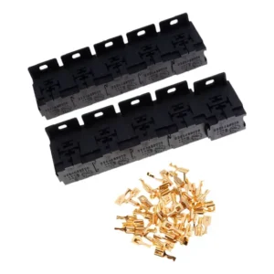 Conjunto De Suporte De Base De Relé 30a-80a (10 Unidades De