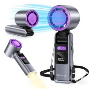 Ventilador Portátil Com Carregamento Usb Led/18000rpm