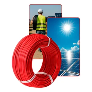 Cabo Fotovoltaico Energia Solar 6mm 15m Vermelho