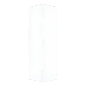 Porta Madeira Modelo Camarão 60x210 Primer Branco