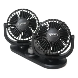 Ventilador Automotivo Duplo Com Ajuste Carro Caminhão 12v