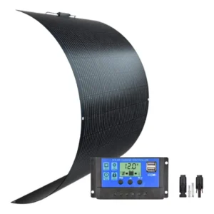 Kit Painel Solar Flexível 100w Caminhão Motorhome 12v 24v