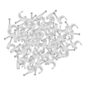 300 Peças De Cabo Staples Clip Wall Wire Nail Fixture For