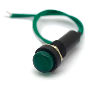 10 Peças - Sinalizador Olho De Boi 12v Verde Promoção