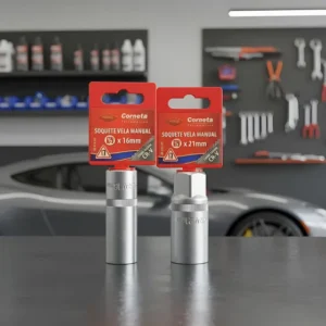 Kit 2 Chave Pito/soquete Para Vela Carro/moto 16mm 21mm 1/2
