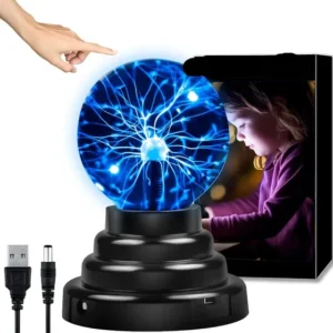 Lâmpada De Plasma Interativa Estilo Bola Mágica Sensível Ao