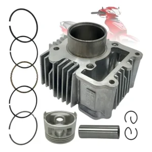 Kit Cilindro Motor Pistao Aneis Crypton T105 1998 Até 2005