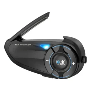 Intercomunicador Bluetooth Capacete Lookearth Q8 Mesh 3.0 1Km 6 Motociclistas