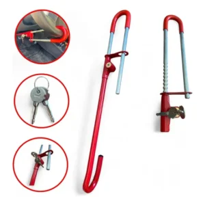 Trava Anti Furto Segurança Volante Direção Pedal Carro Aço