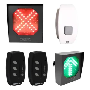 Kit Semáforo Led Controle Tx Déco Suporte Articular Botoeira