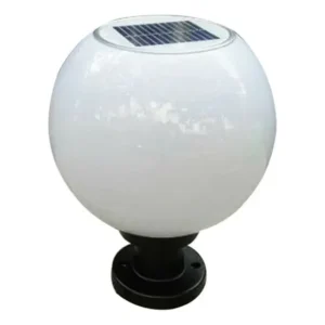 H Lâmpada De Bola Redonda Acrílica Led Com Energia Solar