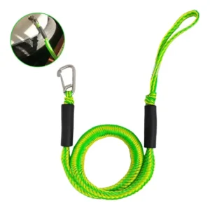 Cabo Corda Elástico Amarra Atracação Jet Ski Com Mosquetao