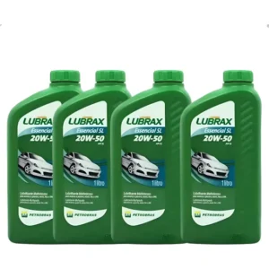 Kit 4 Óleo Para Motor 20w50 Lubrax Api Sl