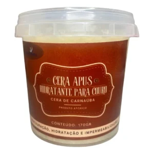 Cera Hidratante De Couro 170g Carteira Bolsa Jaqueta E Banco
