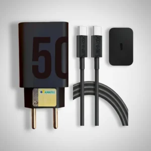 Carregador Turbo Rápido 50w Tipo C Compatível Com Motorola