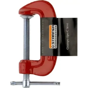 Grampo Marceneiro Tipo C Starfer 3 Polegadas Multiuso Ferro Fundido