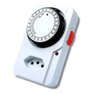 Temporizador Timer Mecânico Tomada Bivolt Programável Analógico 110 220 Piscina