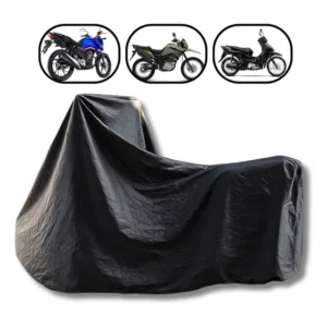 Capa Para Cobrir Moto Térmica Protetora Protege Impermeável Preto Universal Sol Chuva Poeira