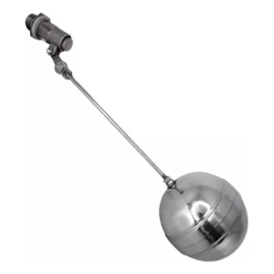 Torneira Boia Inox 1/2" x 3/4" Alta Pressão Caixa D'Água Padova