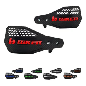 Protetor Mao Moto Crf 250f Crf 230 Crf 300f Biker A1r Carbon Cor Vermelho