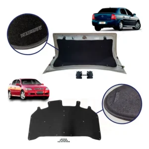 Forração Tampa Mala Astra Sedan 03 - 11 + Forro Capô Borda