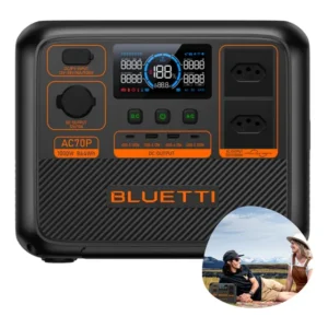 Estação De Energia Gerador Solar Bluetti Ac70p 1000w 864wh