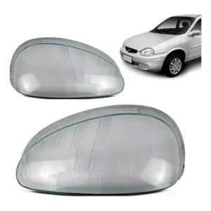 Lente Farol Corsa 94 95 96 97 98 99 Vidro Raiada