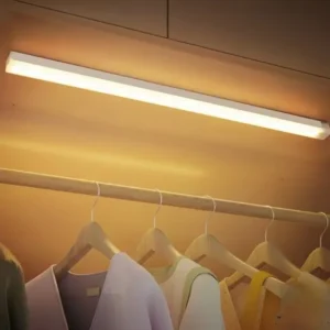 Luminária Led Recarregável Com Sensor Presença Luz Amarela