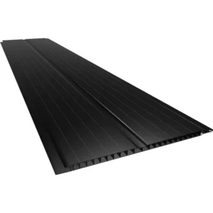 Forro De Pvc Preto Frisado - Régua Com 6 Metros