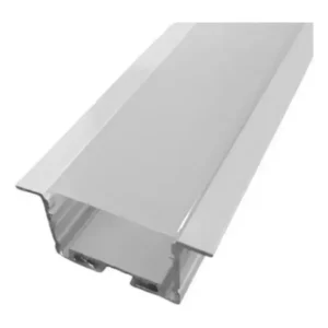 Perfil De Led Embutir 40mm Para Gesso Grosso Largo 2 Metros
