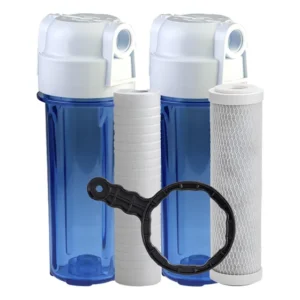 Filtro Caixa Dágua 1 Polipropileno 1 Carvão Ativado Chave Cor Azul 3/4