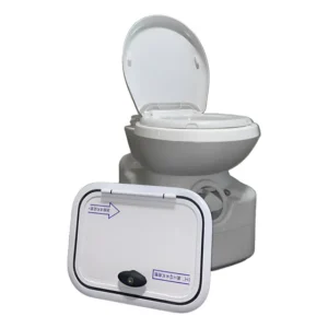 Vaso Sanitário Plástico Cassete Giratorio 22l Com Portinhola