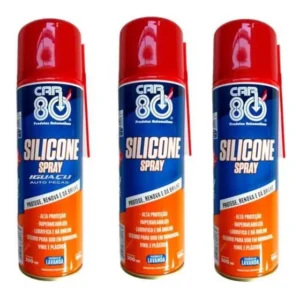 3- Silicone Spray Automotivo Lubrificante Proteção Car80