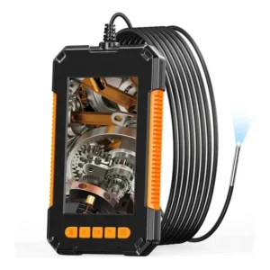 Câmera Boroscopica Endoscópica 5m Inspeção Tubos Tubulação Motor Carro Oficina Mecanica 4k Com Tela Lcd Automotivo Profissional Micro Câmera Olhar Motor Poços Cano Esgoto