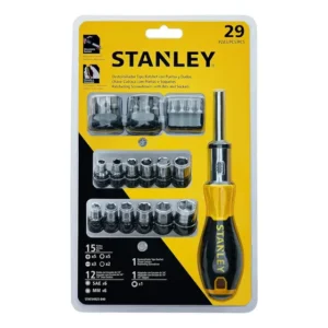 Kit Soquetes Catraca Stanley Pontas E Acessórios Stht54925