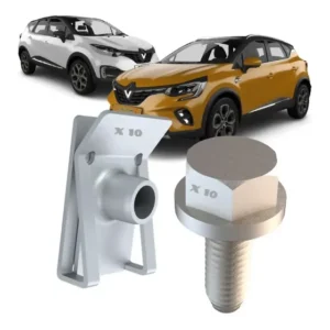 Kit Parafuso Porca Rápida Fixação Parachoque Captur 2017 20