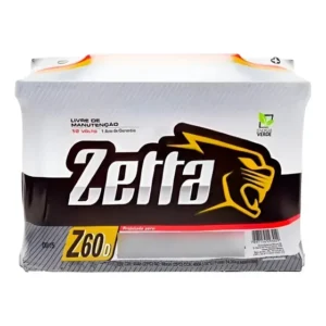 Bateria Zetta 60ah - Fabricação Moura - 18 Meses De Garantia